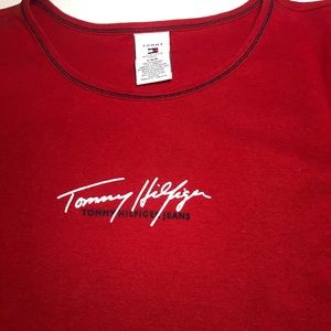 Tommy Hilfiger Jeans red shirt